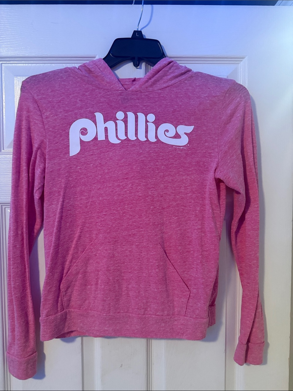 New Era Kids Phillies Pink Hoodie Sweatshirt